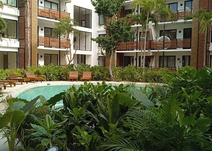 New 2 Bedroom With Jacuzzi In Apartment Tulum